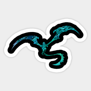 king of the night dragon Sticker